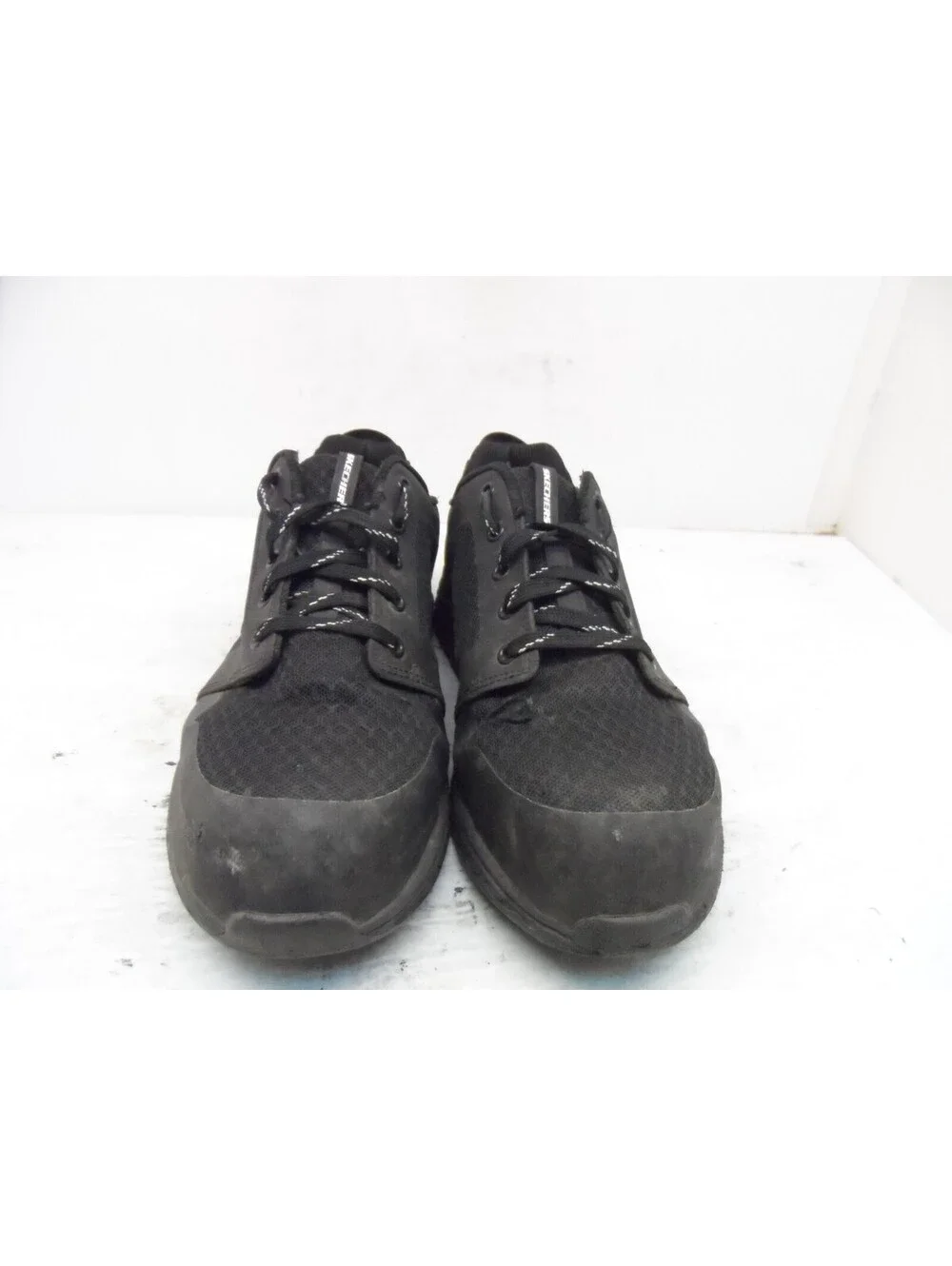 SKECHERS WORK Men's Aluminum Toe SP Athletic Work Shoes 99999068 Black 7.5M